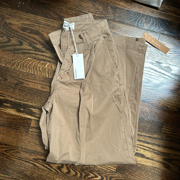 NWT Reformation Lowe Super Wide Leg Pleated Pants - Picture 5 of 5